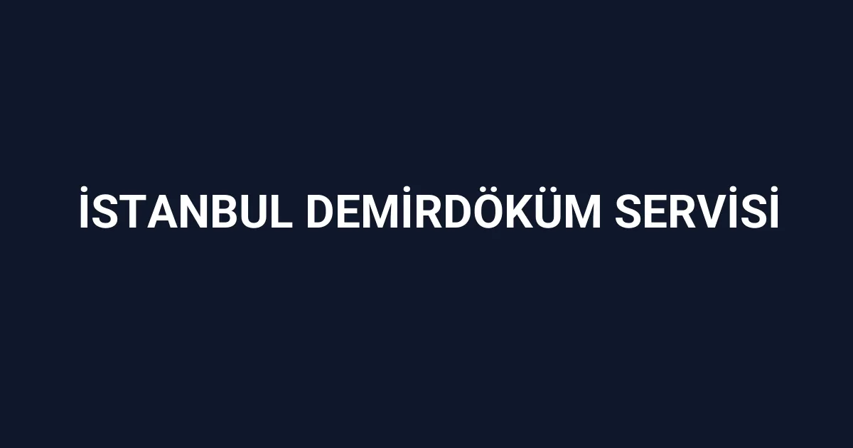 İstanbul Demirdöküm Servisi
